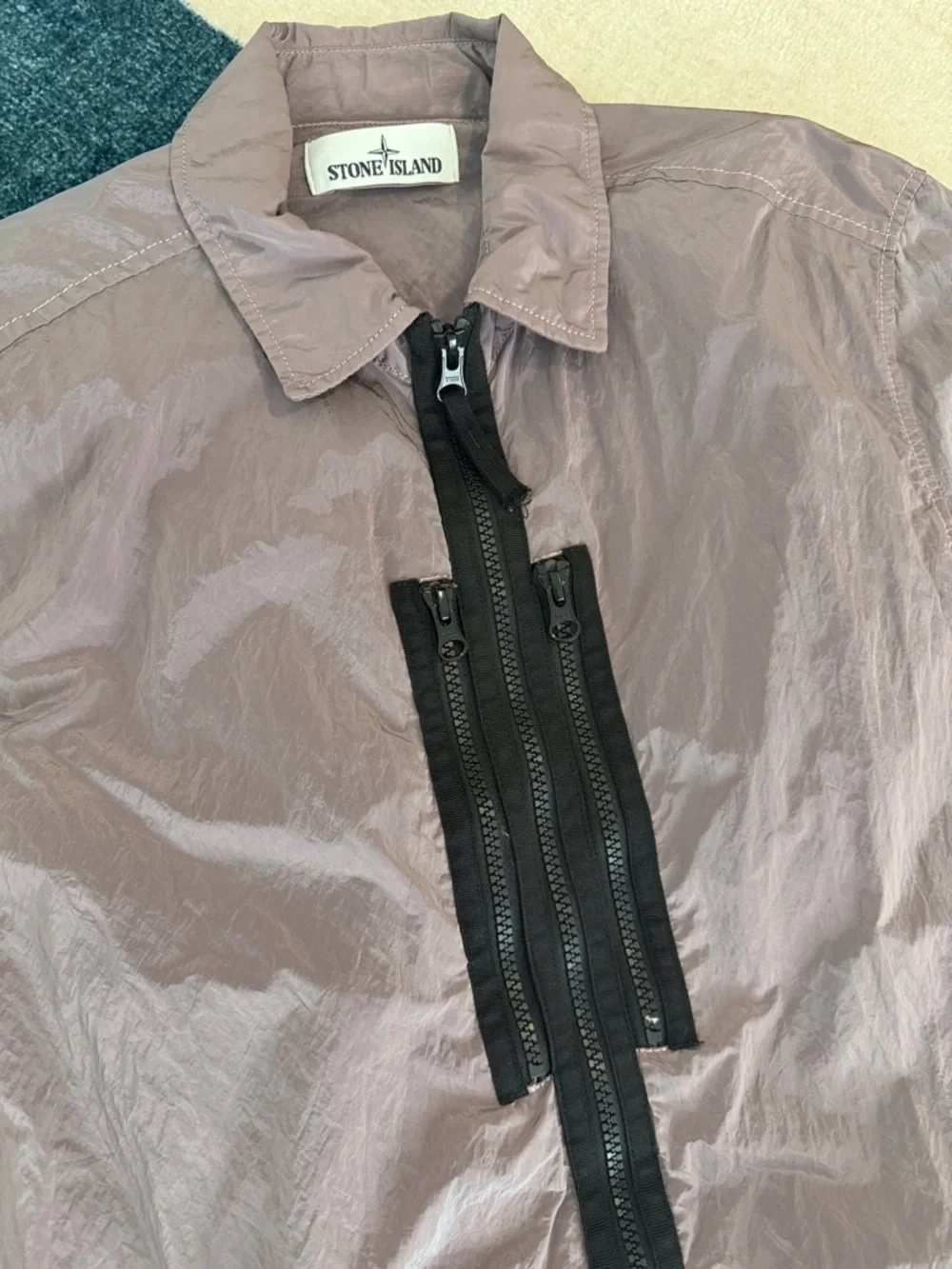 Stone Island Nylon Metal Overshirt Lilac
